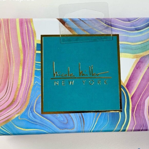 NWT Nicole Miller Yellow Flower Drop Earrings - Picture 2 of 2